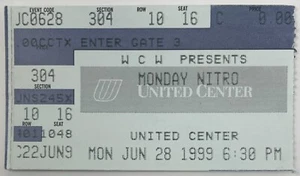 1999 WCW Monday Nitro Wrestling Ticket Chicago IL Kevin Nash Eddie Guerrero DDP - Bild 1 von 2