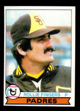 1979 Topps #390 Rollie Fingers San Diego Padres HOF Baseball Card NM  12% off 2+