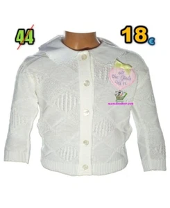 Giacchina neonata HOT ICE cotone 50% - acrilico 50% girocollo  412120 - Foto 1 di 4