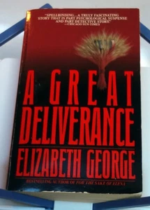 Signed A Great Deliverance Elizabeth George Inspector Lynley Excellent Condition - Imagen 1 de 5