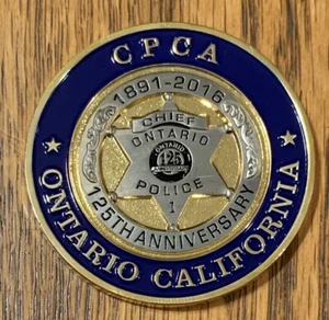 California Police Chief’s Association Challenge Coin 2016 - Ontario California. - Picture 1 of 5