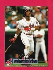 CARLOS BAERGA 1996 Pacific Crown Collection # 300 Cleveland Indians