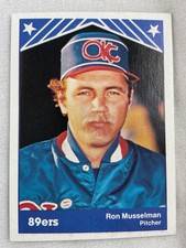 1983 Oklahoma City 89ers-TCMA Minor League Baseball Card#14-Ron Musselman