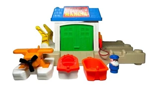 Vtg Fisher Price Little People Floating Marina 2582 Incomplete Set 1987 READ - Picture 1 of 24