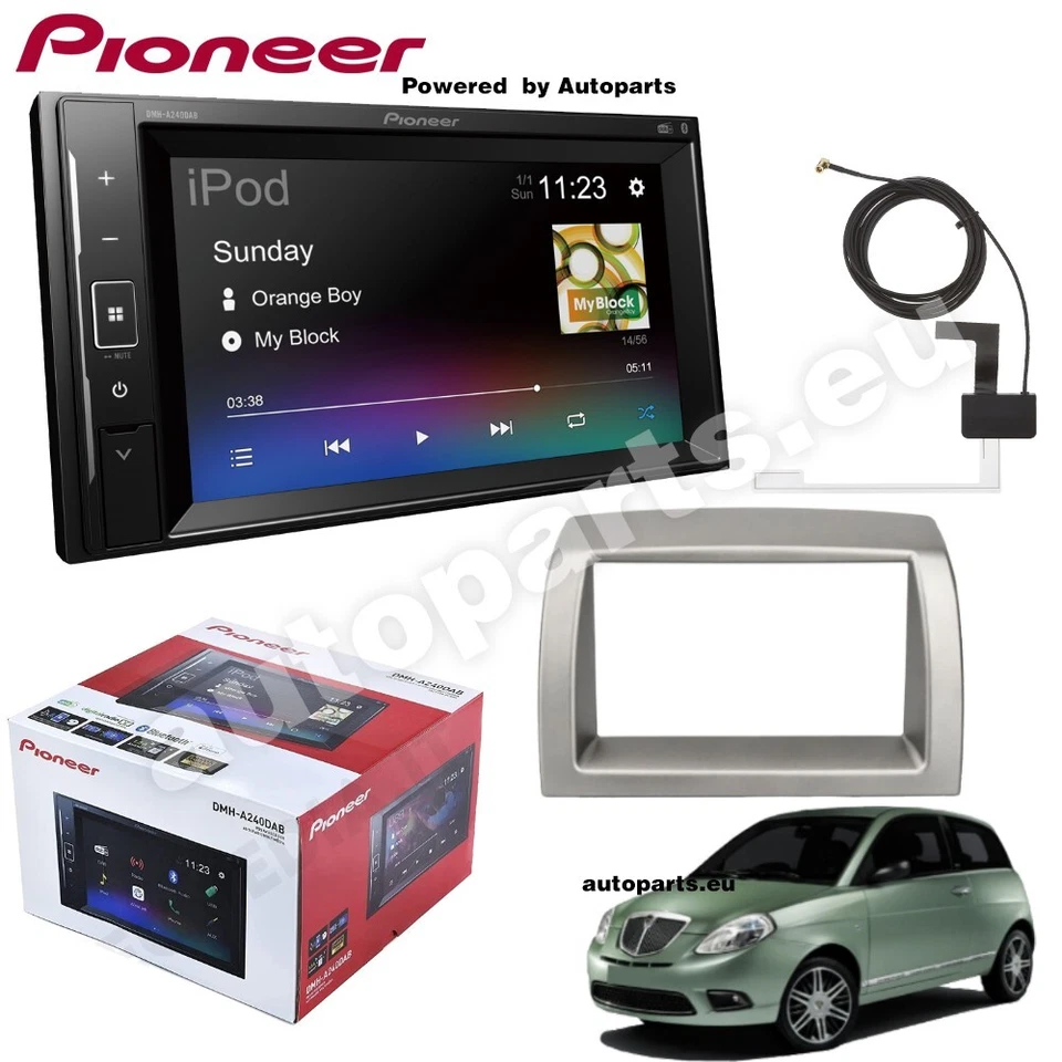 Pioneer Avha240dab 2-din MONICEIVER mit DAB