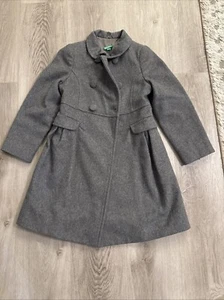 United Colors Of Benetton Girls Pea Coat Jacket Size 5-6 Years Pre-owned - Picture 1 of 8