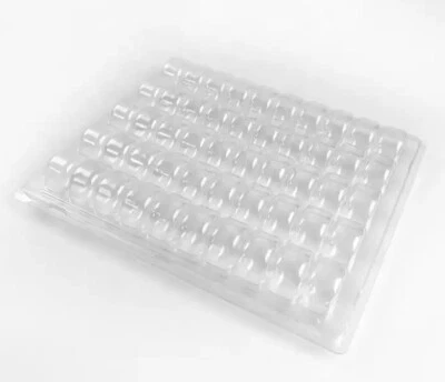 Recipientes de plástico PET Macaron, serve para 50 | Frete, recipientes, embalagem com fecho - Imagem 1 de 4