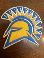 SJSU SAN JOSE STATE SPARTANS Vintage Embroidered Iron-On Patch 3.5” X 3.25