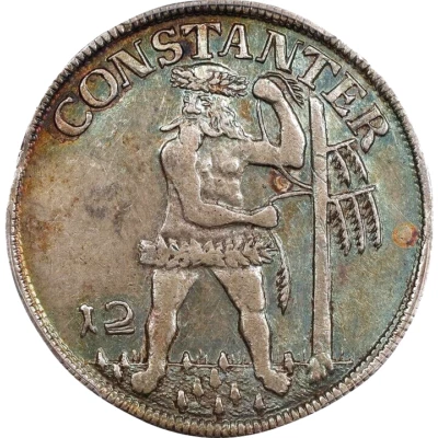 1712 German States Brunswick Wolfenbuttel 12 Mariengroschen PCGS AU 55 1/3 Taler - Image 1 of 4