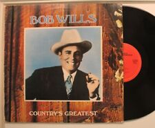 Bob Wills Lp Country'S Greatest On Cbs - Vg+ / Vg++