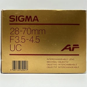 Sigma SAF 28-70mm F/ F3.5-4.5 UC Zoom Lens for Sigma - Picture 1 of 18