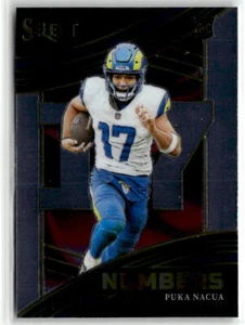 Puka Nacua 2023 Panini Select #NMB-PNA Select Numbers - Imagen 1 de 2
