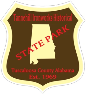 Autocollant Tannehill Ironworks Historical Alabama State Park R6857 VOUS CHOISISSEZ LA TAILLE - Photo 1 sur 1