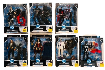 7 DC MULTIVERSE DELUXE FIGURES-JOKER/BA SUPERMAN/OMEGA/WW/ BATWOMAN+  GREAT DEAL - Image 1 of 2