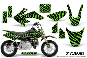 HONDA CRF 50 KIT DE GRÁFICOS CREATORX CALCOMANÍAS PEGATINAS Z VERDE CAMUFLAJE - Imagen 1 de 1