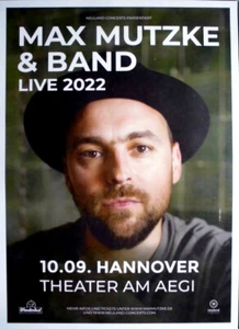 MAX MUTZKE - 2022 - Live In Concert Tour - Poster - Hannover - Picture 1 of 1