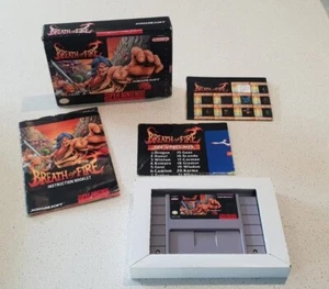 SNES Breath of Fire 1 Super Nintendo CIB Tested  Authentic NTSC Box Manual Map  - Picture 1 of 17