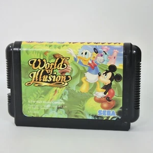 Mega Drive I LOVE MICKEY DONALD MAGIC BOX World Of Cartrig Only Sega mdc - Picture 1 of 2