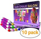 Hair Chalk for Kids Girls Gifts Temporary Hair Chalks Colour Washable Pen 10pc