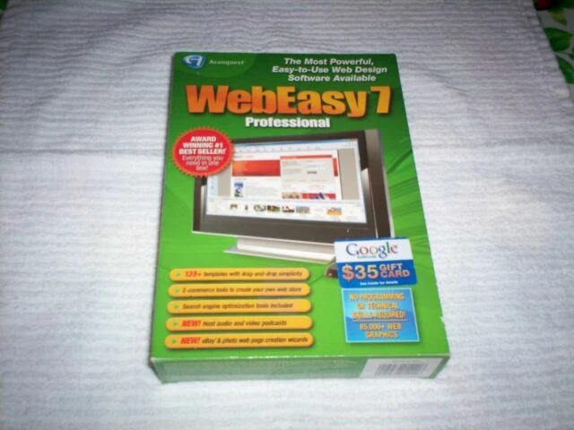 WEB EASY 7 WEBEASY7 Professional 1420 NEW FACTORY SEALED - Image 1 of 1