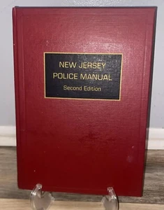 New Jersey Police Manual Second Edition Hardcover Law Enforcement Reference Book - Picture 1 of 11