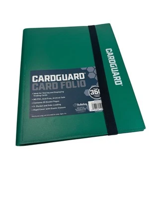 Card Guard Card Folio Green 9-Pocket Pages Hold 360 Plus - Image 1 of 4