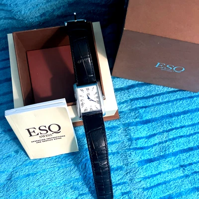 ESQ Men’s Watch No. E5357 Leather  Size 21  no. 3983  Band Case Insert Guide - Image 1 of 4