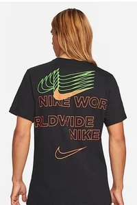 Nike Worldwide Tour Graphic T-shirt Men's 2XL Black Short Sleeve - Picture 1 of 9