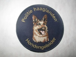 BELGIUM/HAAGLANDEN FOREIGN K9 POLICE PATCH (READ DESCRIPTION) - Picture 1 of 1