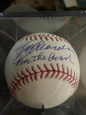 Béisbol autografiado por Jeff Reardon “Fear The Beard” inscripción Steiner certificado de autenticidad Foto 1 de 4