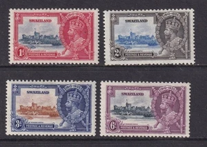 Swasiland 1935 Silber Jubiläum Satz 4 postfrisch Durchschnittsscharnier - Bild 1 von 2