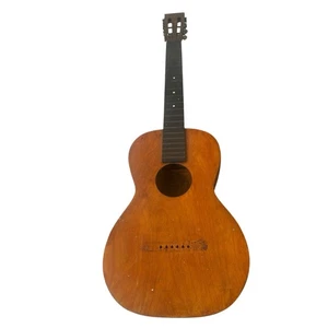 Early Antique Slingerland's MAY-BELL Acoustic Parlor Guitar Missing Bridge Folk - Picture 1 of 21