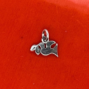James Avery Sterling Silver La Paloma Dove Mini Charm - Picture 1 of 3