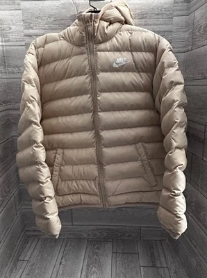 Nike Kids Puffer Jacket – Size Large – Beige/Cream – New With Tags - Image 1 of 4
