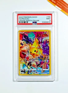 Pokemon PSA 9 Pikachu #160 Zenith Regale 2023 Italiano - Foto 1 di 3