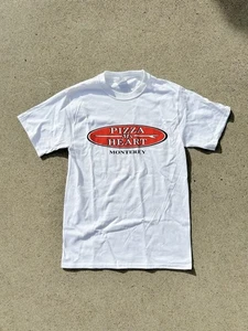 T-shirt PIZZA MY HEART Monterey nuova bianca taglia S - Foto 1 di 3