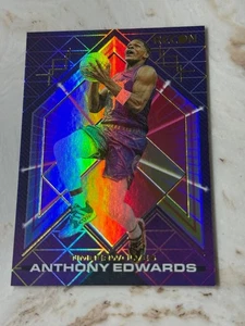 ANTHONY EDWARDS - 2021-22 PANINI RECON BASKETBALL SILVER FOIL BASE CARD - Picture 1 of 2