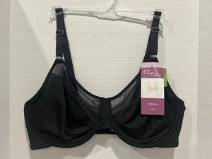 Reggiseno t-shirt con ferretto copertura completa Olga by Warners taglia 40D NERO nuovo con etichette - Foto 1 di 3