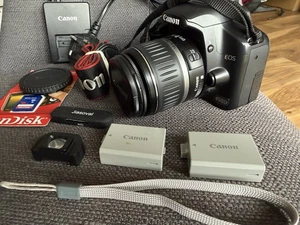 Canon 450D DSLR Camera 12.2MP with 18-55mm, Shutter Count 12495, Fair Condition1 - Picture 1 of 3