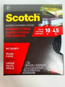 Scotch Extreme Fastener [Dual Lock]: 1 in. x 120 in. (Black) *2-rolls - Picture 1 of 4