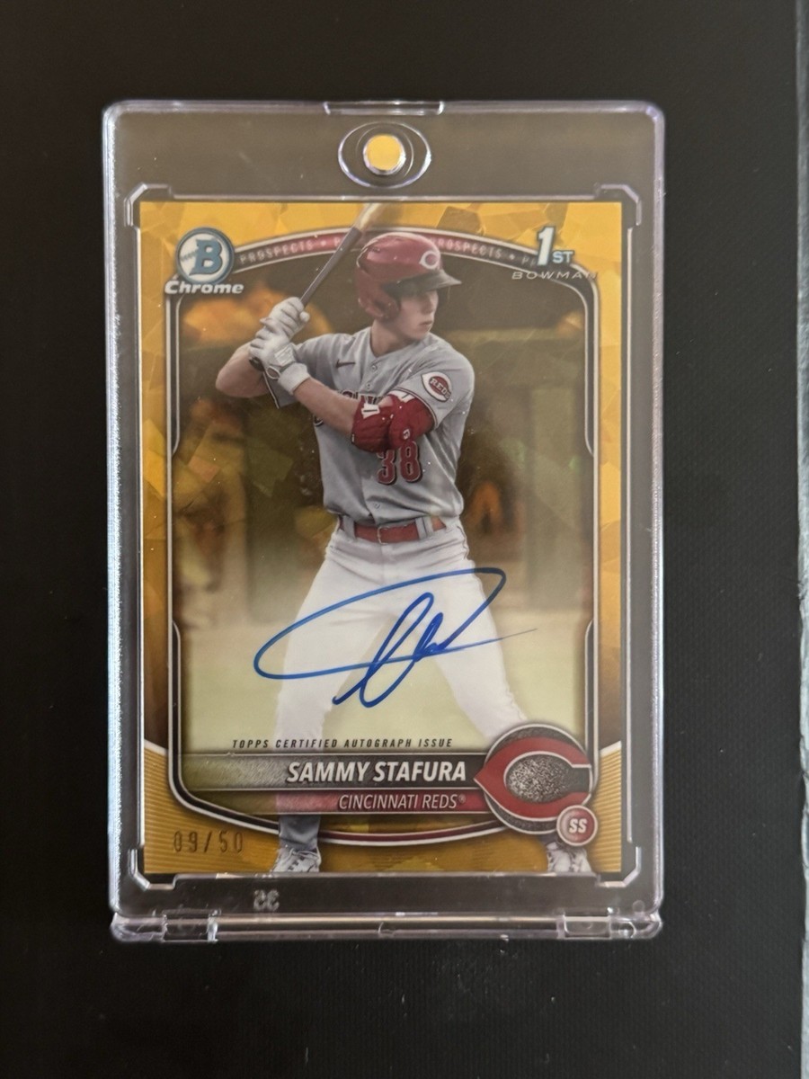 Bowman Cincinnati Reds Baseball Autographed Sports Trading