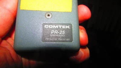 3 receptores pessoais comtek pr-25 com manga com clipe de cinto - Imagem 1 de 4