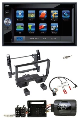 Blaupunkt 2DIN Bluetooth TMC USB Lenkrad SD Navigation für Citroen C3 2010-2014 - Bild 1 von 4