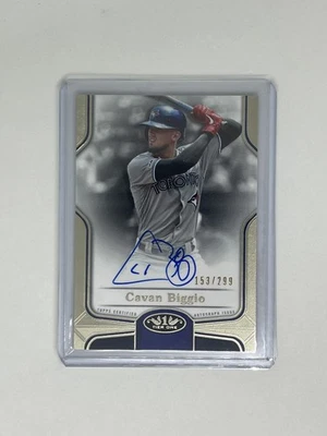 SIGNED - 2020 Topps Tier One - Break Out Autographs - Cavan Biggio auto /299 - Image 1 of 2