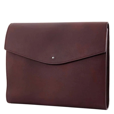 $1110 MSRP - Montblanc Meisterstuck Sfumato Portfolio Leather Burgundy 123715 - Image 1 of 4