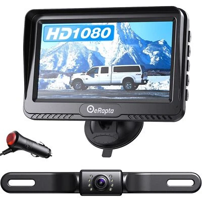 Car Rear View Backup Camera Cars HD Night Vision 4.3" Monitor Back Up Waterproof - Image 1 of 4