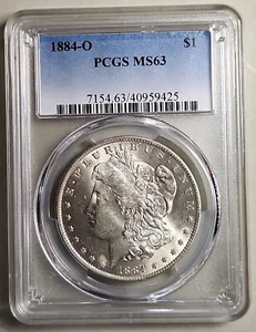 1884 O Morgan Silber Dollar PCGS MS63 - kostenloser Versand - Bild 1 von 2