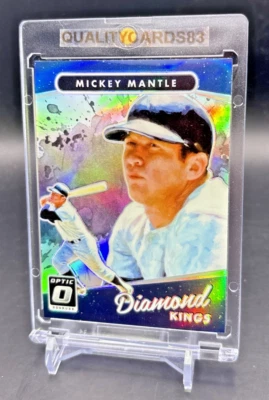 MICKEY MANTLE ARCO IRIS REFRACTOR PRIZM TARJETA CON ESTUCHE MLB NEW YORK YANKEES Foto 1 de 4