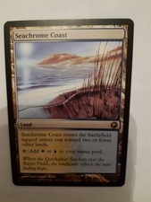 Mtg. seachrome coast (1) version of mirrodin. rare. mint/nm. magic