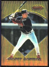1996 Bowman's Best Manny Ramirez Cleveland Indians #52 Base Card